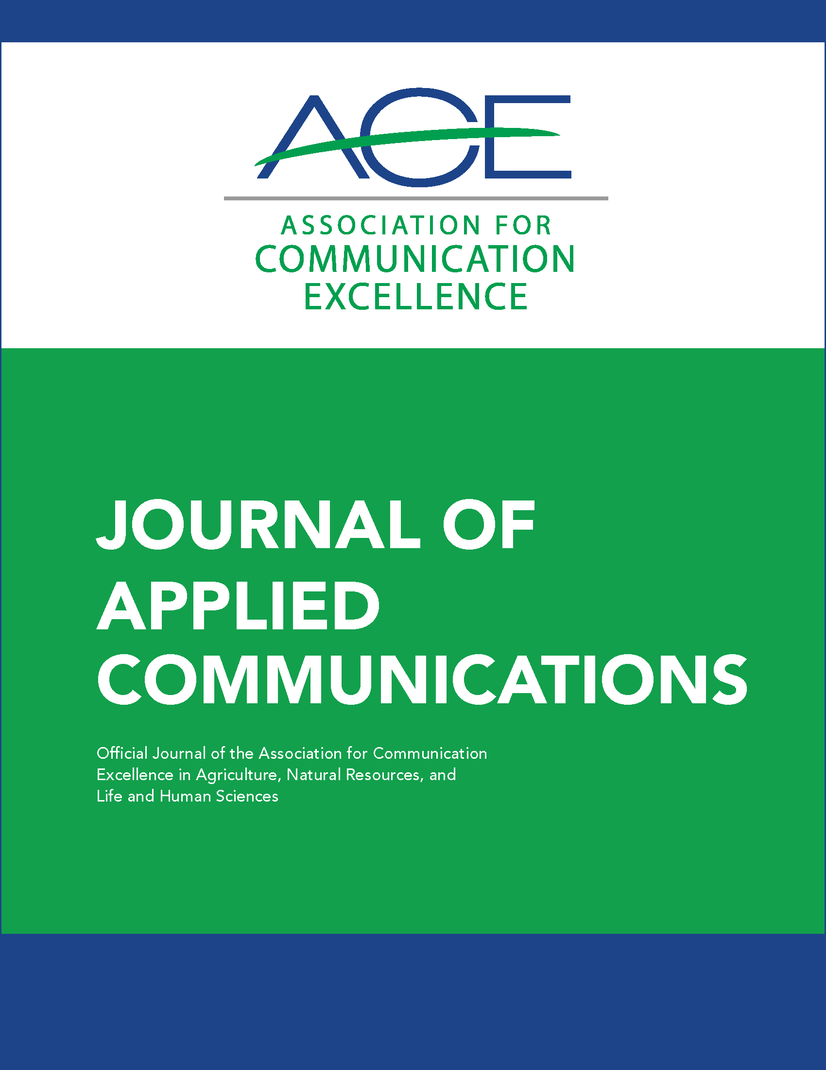 cover of Journal of Applied Communications